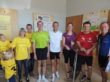 HUF´s Sportsfest. Hele holdet, som  deltog i HUF´s Sponsorarrangement til fordel for Kuben. Længst til højre ses Henrik Juhl, som sørgede for, at sveden haglede af cyklisterne. Foto: Peder Søndergaard