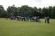 Sportfest i Herborg 2014. Publikum er på stikkerne til gadefodbold. Foto: Preben Hamborg